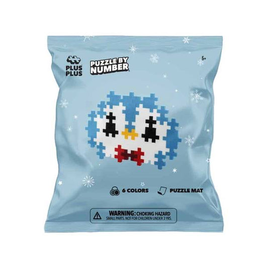 PLUS PLUS PUZZLE BY NUMBER PENGUIN
