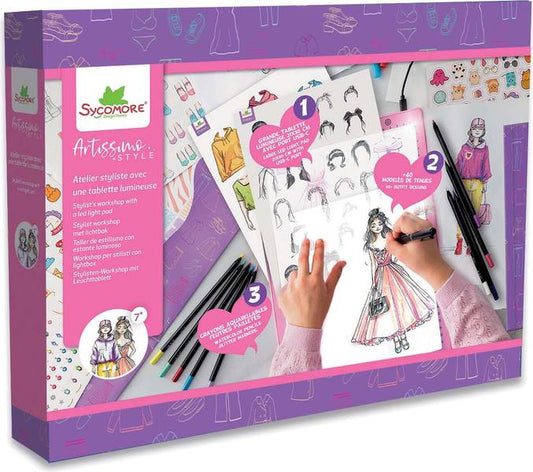 STYLIST'S WORKSHOP WITH LED LIGHT PAD