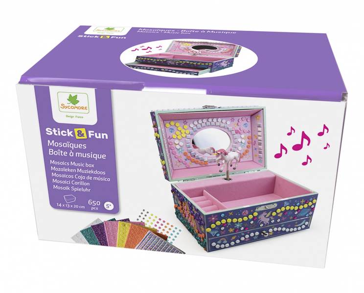STICK & FUN MOSAICS MUSIC BOX