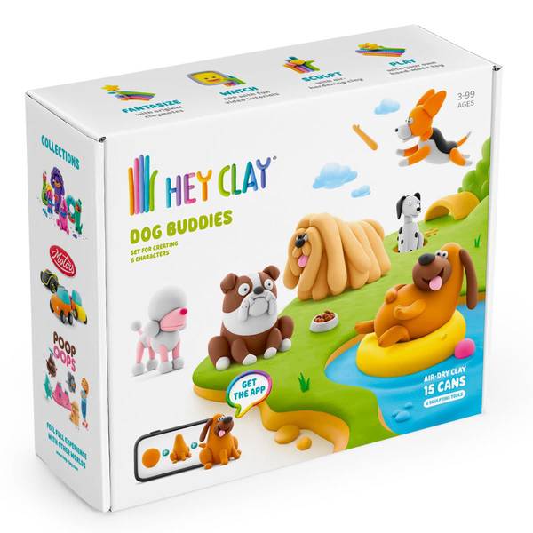 HEY CLAY DOG BUDDIES