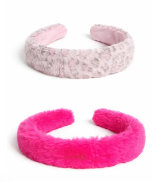 PLUSH FAUX FUR HEADBAND