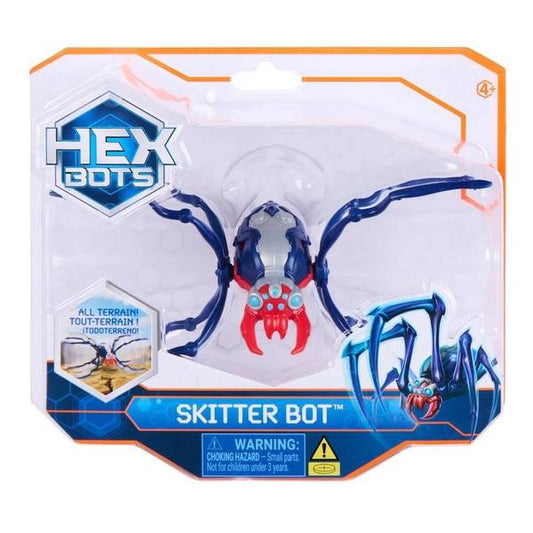 HEX BOTS SKITTER BOT SILVER/BLUE