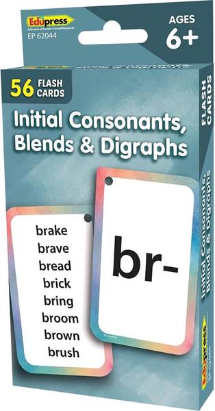 FLASH CARDS: INITIAL CONSONANTS, BLENDS & DIGRAPHS