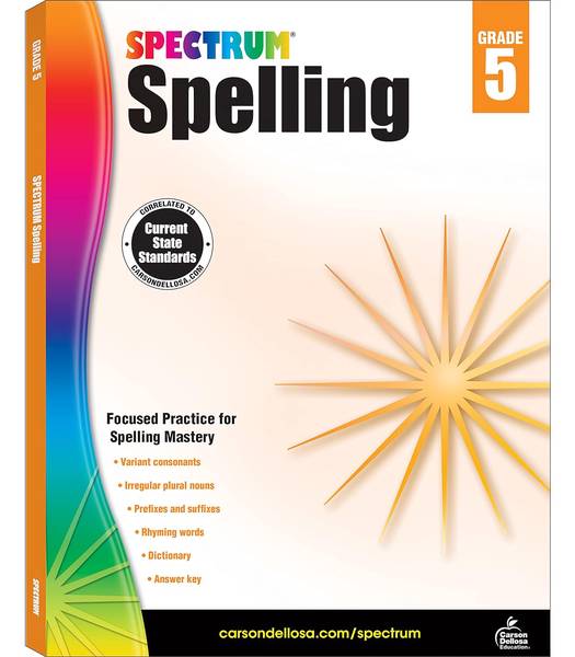 SPECTRUM COMMON CORE SPELLING GRADE 5