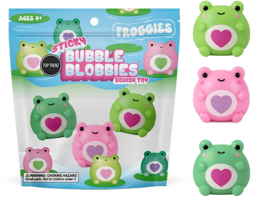 STICKY BUBBLE BLOBBIES FROGGIES