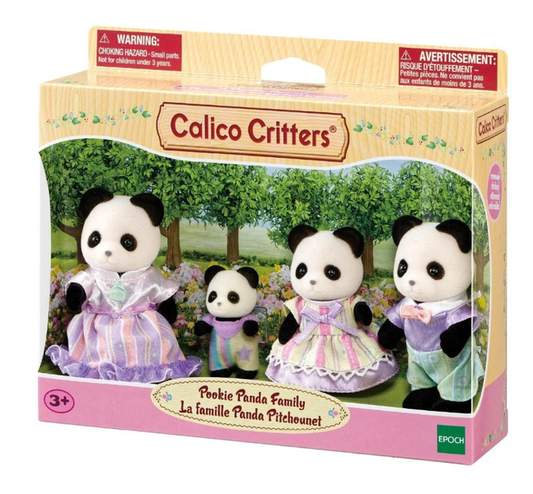 CALICO CRITTERS POOKIE PANDA FAMILY
