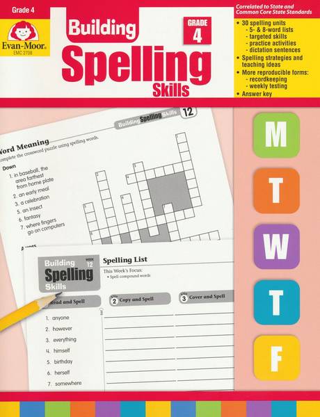 BUILDING SPELLING SKILLS GRADE 4