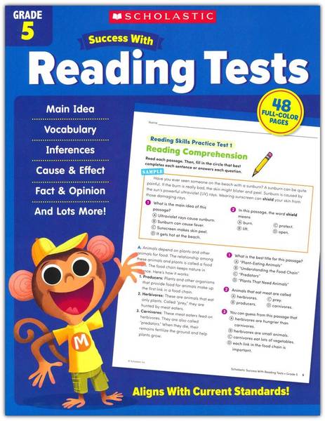 (SALE) SUCCESS WITH READING TESTS GRADE 5