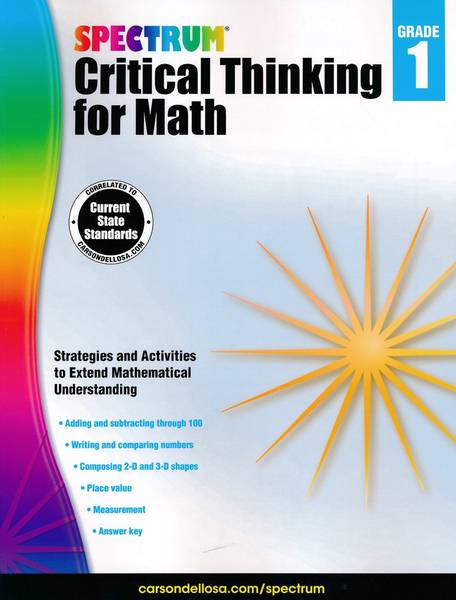 SPECTRUM CRITICAL THINKING FOR MATH GRADE 1
