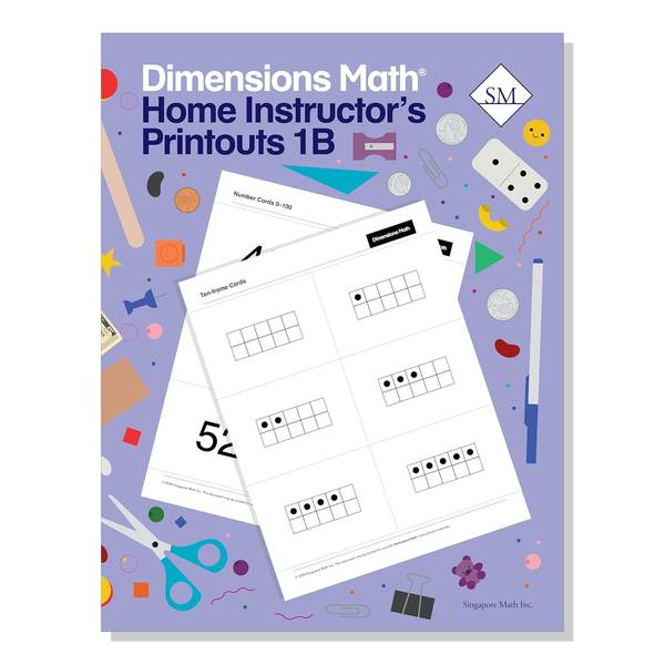 DIMENSIONS MATH HOME INSTRUCTOR'S PRINTOUTS 1B
