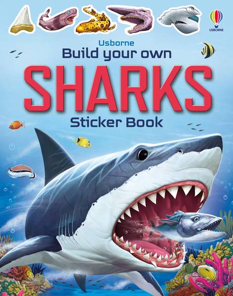 STICKER BOOK BUILD YOUR OWN SHARKS