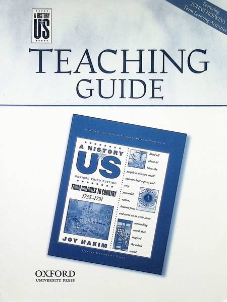 HISTORY OF US: BOOK 3- FROM COLONIES TO COUNTRY TEACHER'S GUIDE