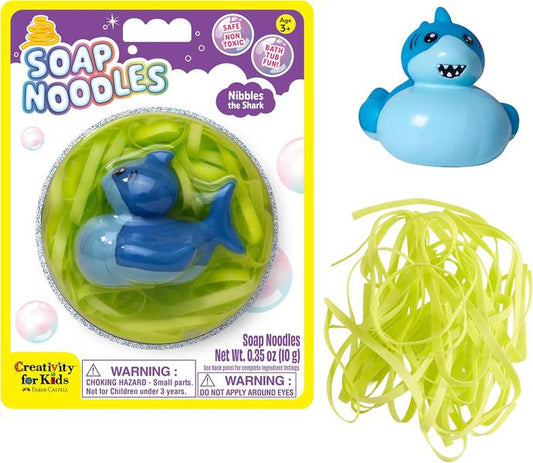 SOAP NOODLES NIBBLES THE SHARK