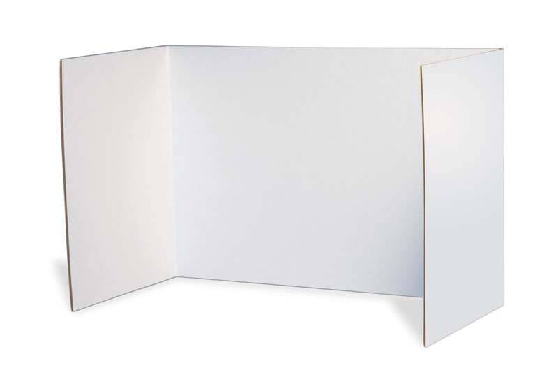 PRIVACY BOARDS, WHITE, PACK OF 4