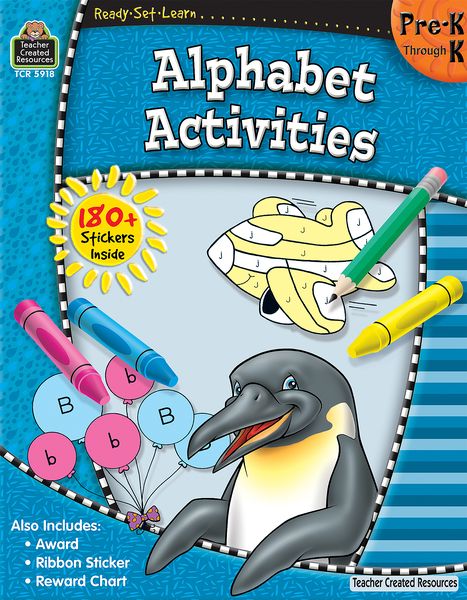 READY SET LEARN: ALPHABET ACTIVITIES PREK-K