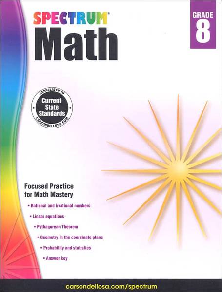 SPECTRUM COMMON CORE MATH GRADE 8