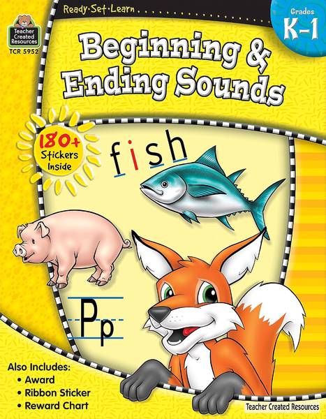 READY SET LEARN: BEGINNING & ENDING SOUNDS GR K-1