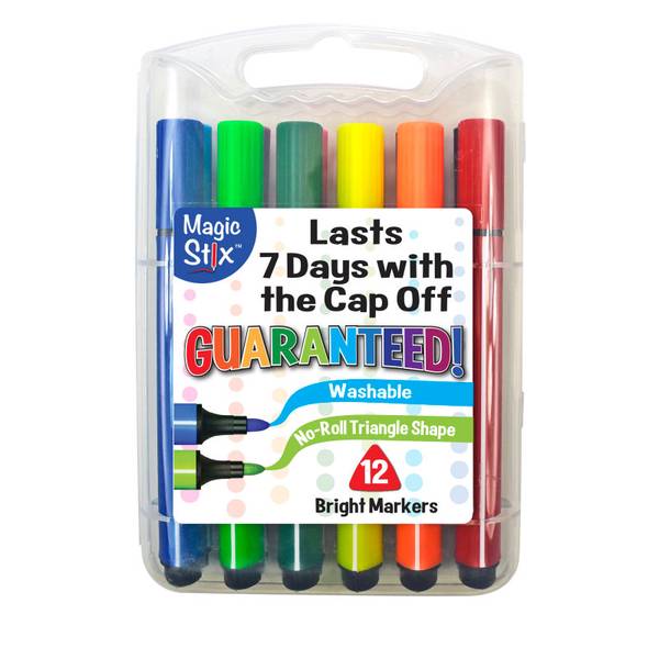 MAGIC STIX 12 BRIGHT MARKERS