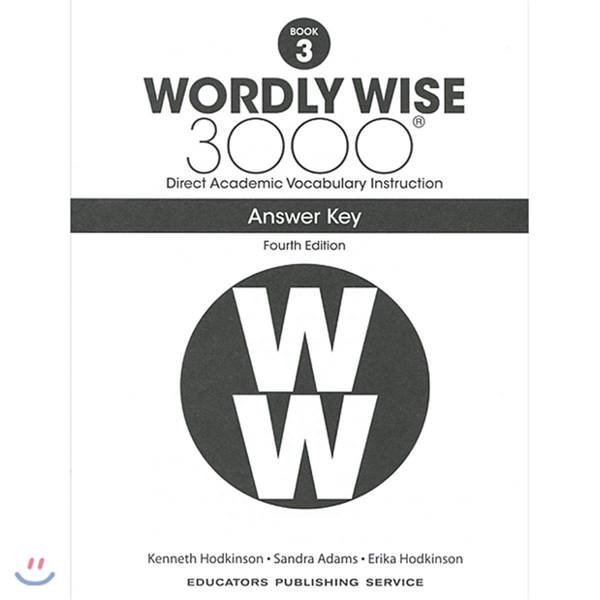 WORDLY WISE 3000: BOOK 3 ANSWER KEY 4TH ED