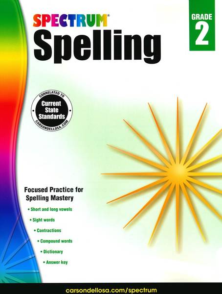 SPECTRUM COMMON CORE SPELLING GRADE 2