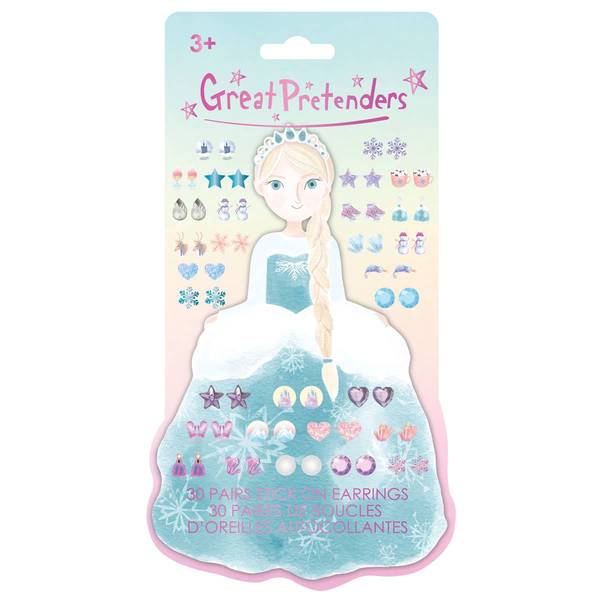 FROSTY SISTER STICK ON EARRINGS