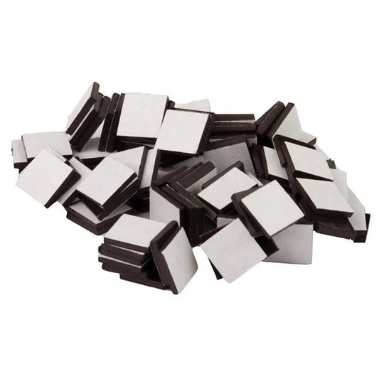 ADHESIVE MAGNETIC SQUARES 100 PACK