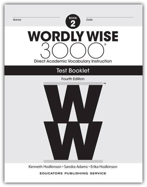WORDLY WISE 3000: BOOK 2 TEST BOOKLET 4TH ED