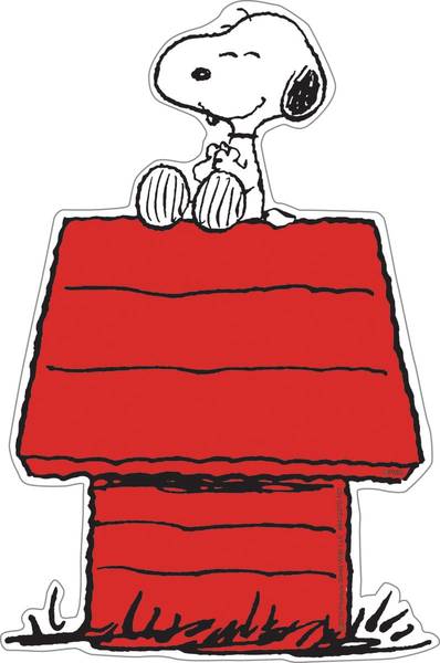 CUTOUTS: SNOOPY ON THE DOGHOUSE