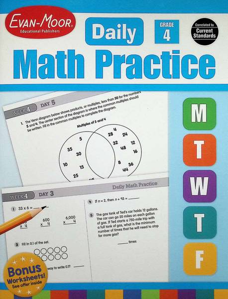DAILY MATH PRACTICE GRADE 4
