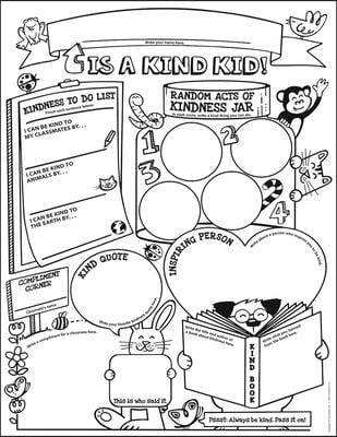 INSTANT PERSONAL POSTER: CLASSROOM KINDESS GRADES 3-6 30CT