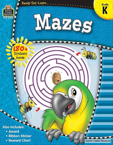 READY SET LEARN: MAZES GRADE K
