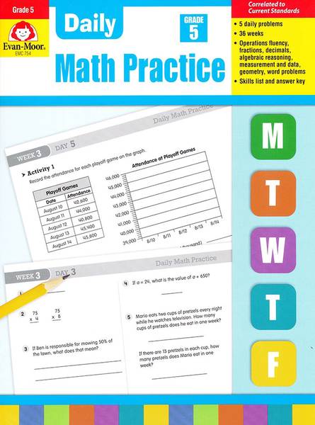 DAILY MATH PRACTICE GRADE 5