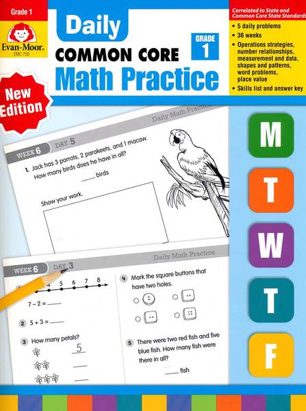 DAILY MATH PRACTICE GRADE 1