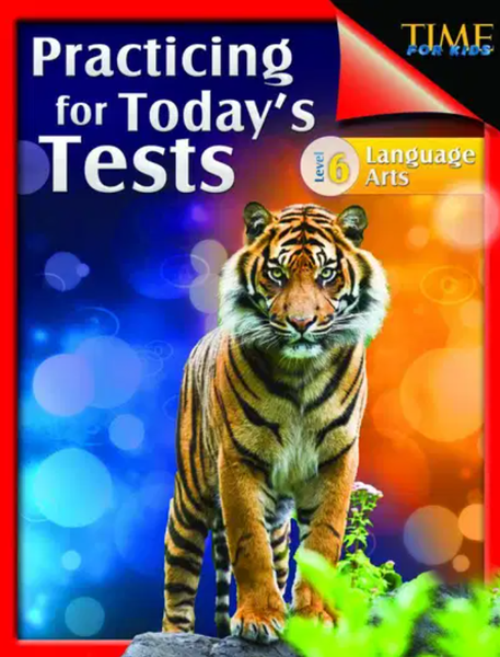 (SALE) PRACTICING FOR TODAY'S TESTS LANGUAGE ARTS LEVEL 6