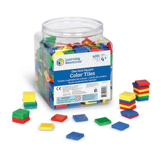 COLOR TILES ONE-INCH SQUARE