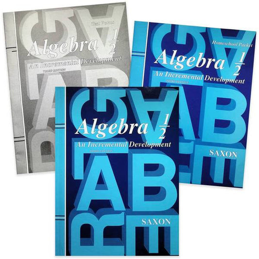 SAXON ALGEBRA 1/2 STUDENT BOOK AND FORMS