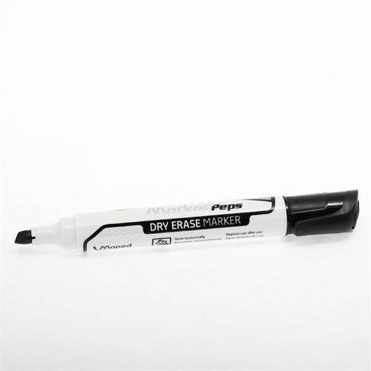 DRY ERASE MARKER BLACK CHISEL TIP