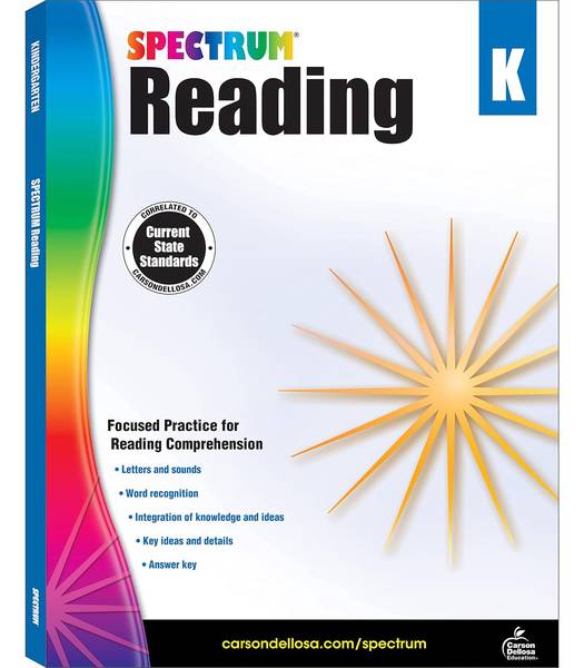 SPECTRUM COMMON CORE READING GRADE K