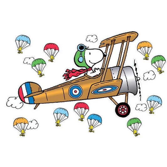 BULLETIN BOARD SET: GIANT FLYING ACE SNOOPY