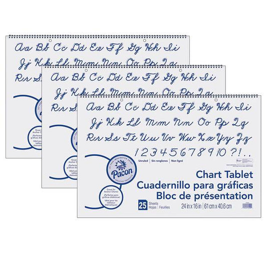 CHART TABLET: BLANK 24"X16"