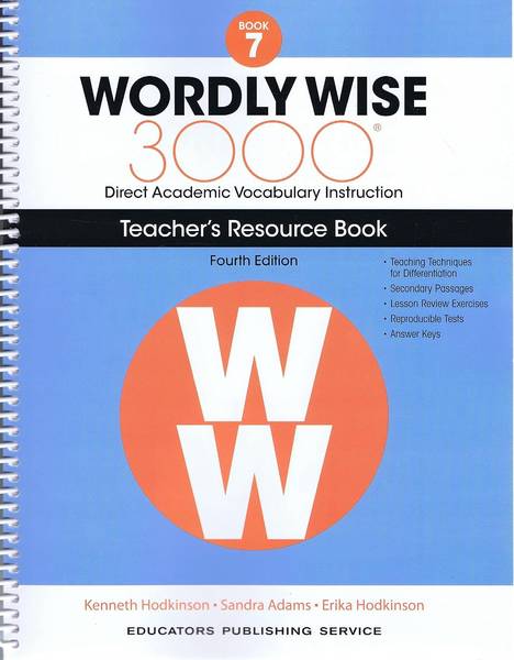 WORDLY WISE 3000: BOOK 7 TEACHER GUIDE 4TH ED