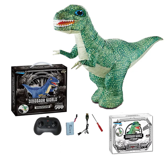 (SALE)REMOTE CONTROL INFLATABLE DINOSAUR: BLUE