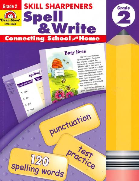 SKILL SHARPENERS: SPELL & WRITE GRADE 2