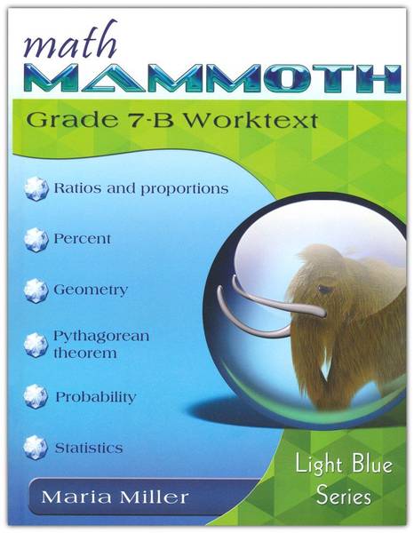 MATH MAMMOTH GRADE 7 WORKTEXT B