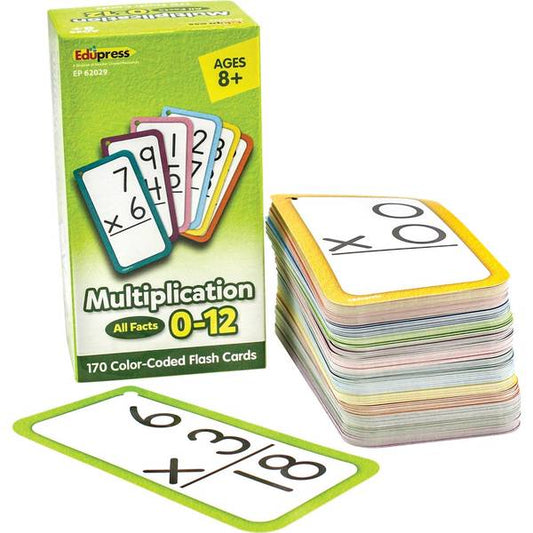 FLASH CARDS: MULTIPLICATION ALL FACTS 0-12