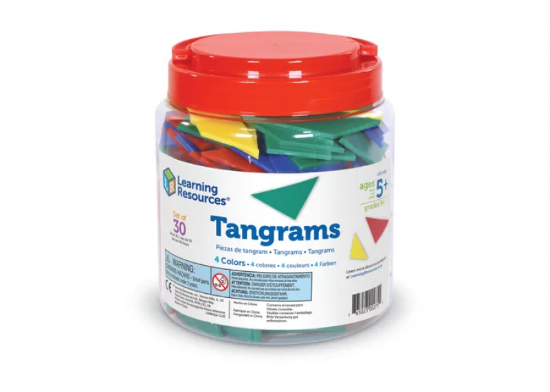 TANGRAMS (SET OF 30/4 COLORS)