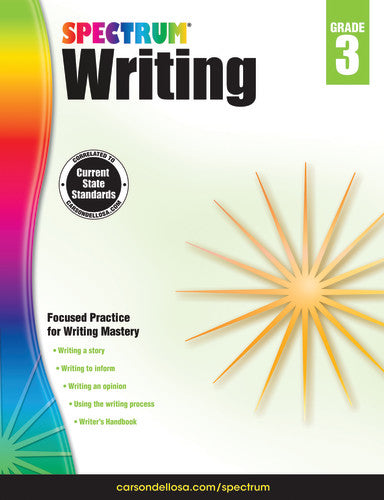 SPECTRUM COMMON CORE WRITING GRADE 3
