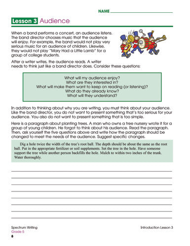 SPECTRUM COMMON CORE WRITING GRADE 5