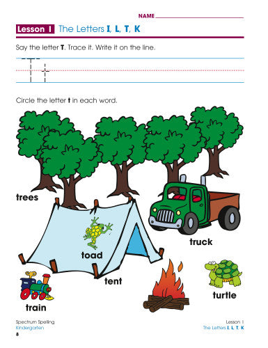 SPECTRUM COMMON CORE SPELLING GRADE K