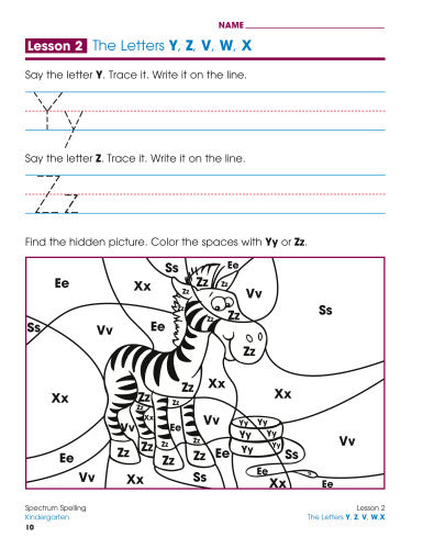 SPECTRUM COMMON CORE SPELLING GRADE K